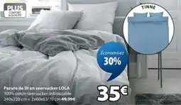 JYSK LOLA Parure de lit en seersucker offre