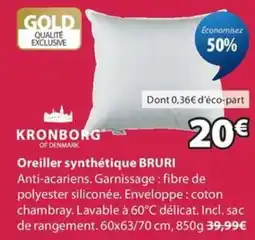 JYSK KRONBORG Oreiller synthétique BRURI offre