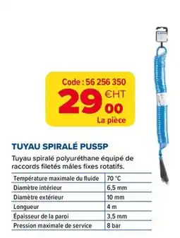 Prolians TUYAU SPIRALÉ PUS5P offre