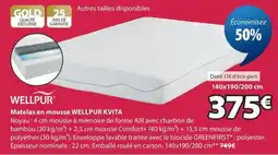 JYSK WELLPUR Matelas en mousse WELLPUR KVITA offre