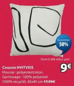 JYSK HVITVEIS Coussin offre
