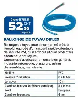 Prolians RALLONGE DE TUYAU DIFLEX offre