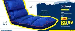 Lidl Trust pouf gaming pliable offre