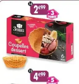 Maximo 3 TOQUES Coupelles dessert offre