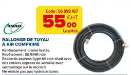 Prolians Alfalex rallonge de tuyau à air comprimé offre