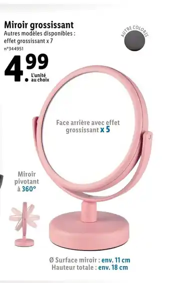 Miroir grossissant
