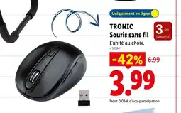 Lidl Tronic souris sans fil offre