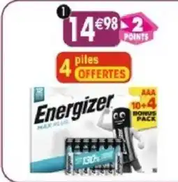 Maximo Energizer piles AAA offre