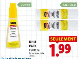 Lidl Uhu colle universelle offre