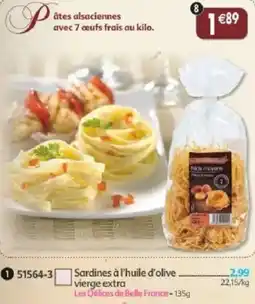 Maximo Les Délices de Belle France Sardines à l'huile d'olive vierge extra offre