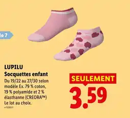 Lidl Lupilu socquettes enfant offre