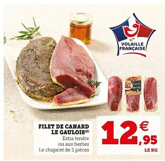 U Express Le gaulois filet de canard offre