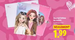 Lidl Journal intime ou carnet offre