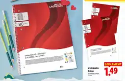 Lidl Crelando cahier offre