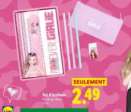 Lidl Set d'écriture offre