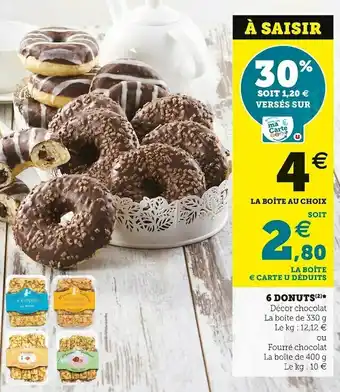 6 donuts