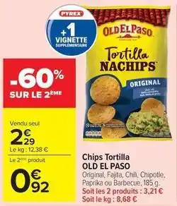 Carrefour Pyrex - chips tortilla offre