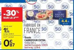 Carrefour Carrefour - toasts extra offre