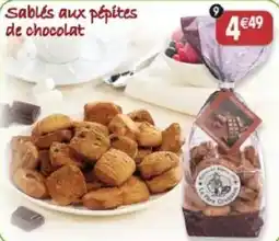 Maximo Le Père Cruchot Sablés aux pépites de chocolat offre