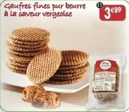 Maximo Bakery Gaufres fines pur beurre offre