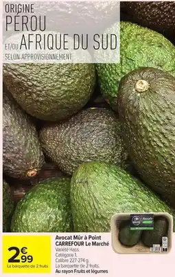 Carrefour Market Carrefour - avocat mur à point le marché offre