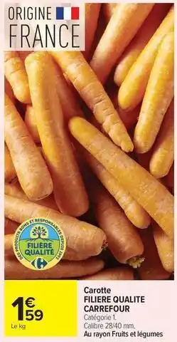Carrefour Market Carrefour - carotte offre