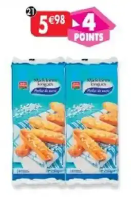 Maximo Madeleines longues offre