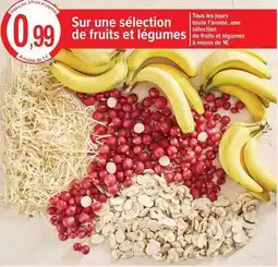 Carrefour Market Tous - sur une sélection de fruits et légumes offre