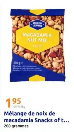 Action Mix - mélange de noix de macadamia snacks of offre