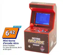 Action Mini-borne d'arcade rétro offre