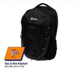 Action Sac à dos offre