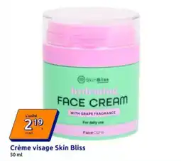Action Skin bliss - crème visage offre