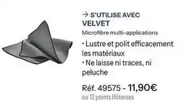 Stanhome S'utilise avec velvet offre