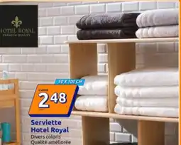 Action Café royal - serviette offre
