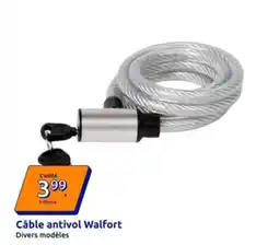 Action Câble antivol offre
