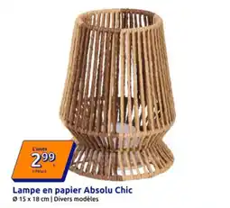 Action Lampe en papier absolu chic offre