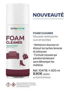 Stanhome Stanhome - foam cleaner offre