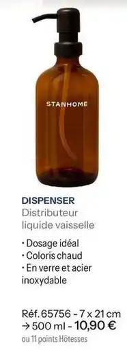 Stanhome Stanhome - dispenser distributeur liquide vaisselle offre
