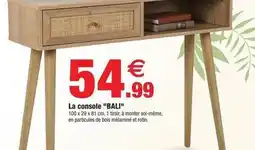 Bazarland La console bali offre