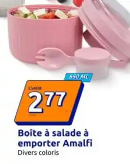 Action Boîte à salade à emporter amalfi offre