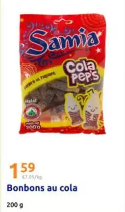 Action Samia - bonbons au cola offre
