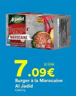 Hmarket Burger - à la marocaine al jadis offre