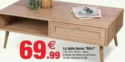 Bazarland La table basse offre