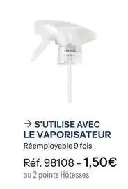 Stanhome S'utilise avec le vaporisateur offre