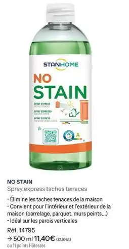 Stanhome Stanhome - no stain offre