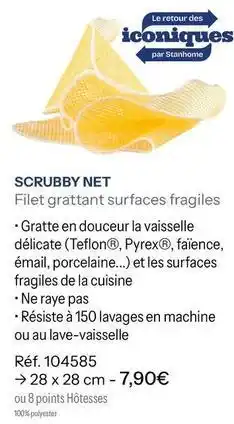 Stanhome Stanhome - scrubby net offre