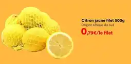 Hmarket Citron jaune filet offre