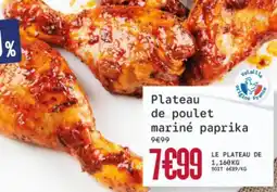 Ecomiam Plateau de poulet mariné paprika offre