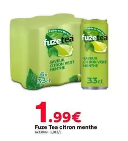 Hmarket Fuzetea - tea citron menthe offre