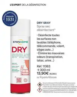 Stanhome Stanhome - dry sray offre